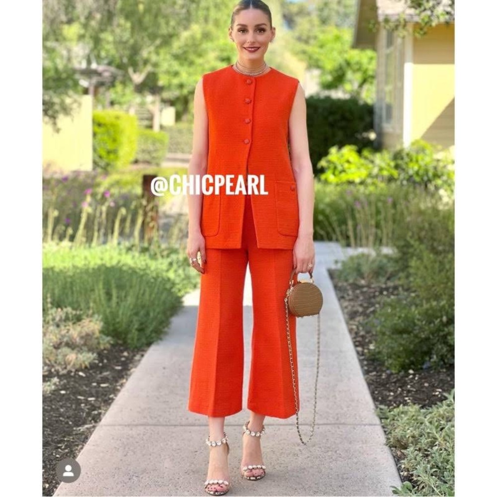 Orange Zara SET - pants and top!!!!!